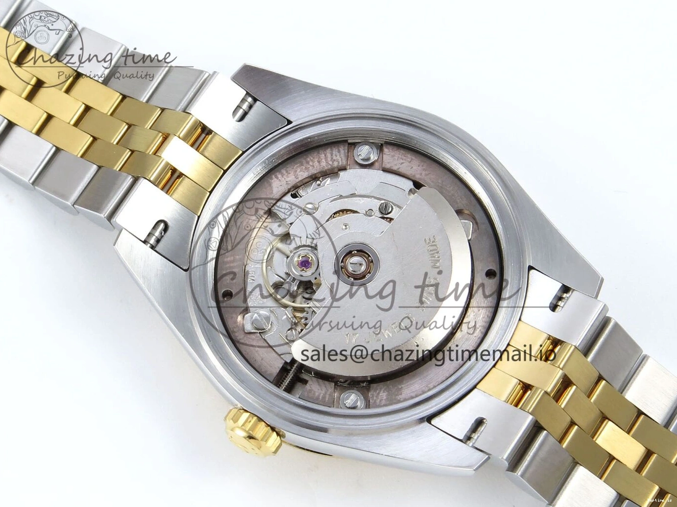 1221 DateJust 31 278273 ARF 1:1 Best Edition 904L Steel Green Roman Diamonds Dial on SS YG Jubilee Bracelet ETA Flexible 572